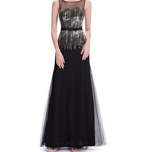 New elegant black dress by EverPretty